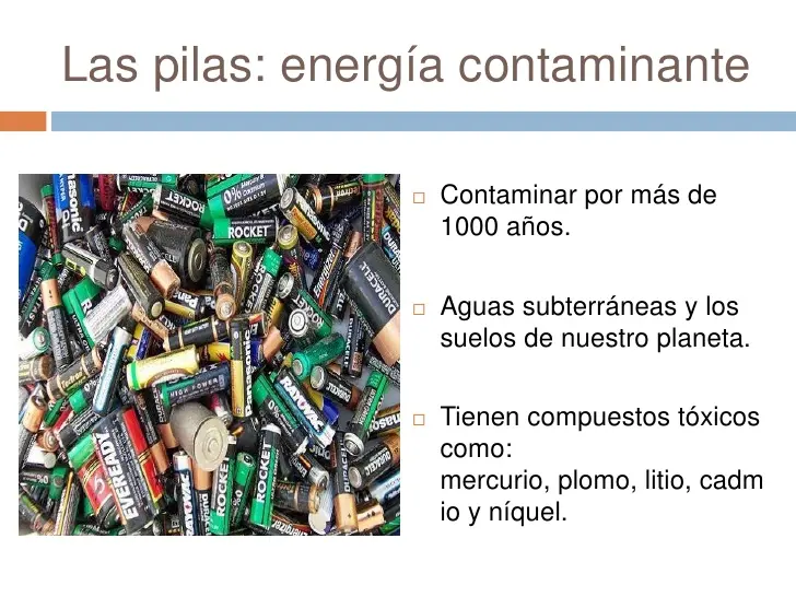 efectos contaminantes de las pilas y baterias - Cuál es el impacto ambiental de las baterías y acumuladores