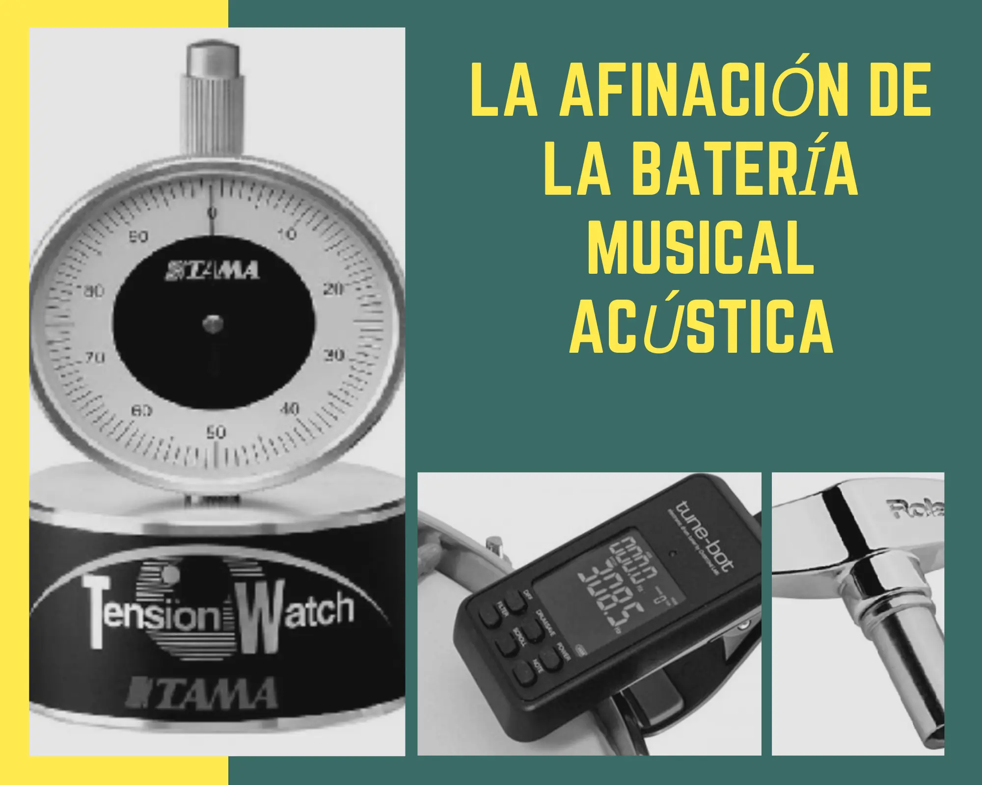 afinacion baterias bateria informe - Cuál es la afinacion de la batería