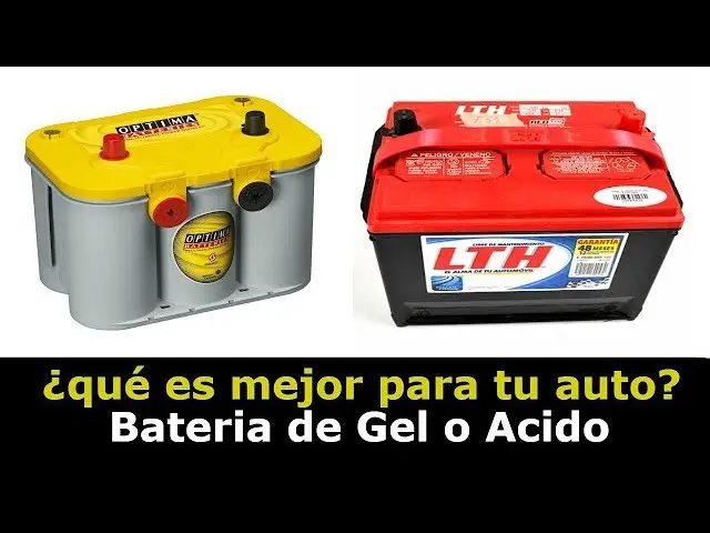 baterias con gel o con acido es mejor - Cuál es mejor batería de acido o de gel
