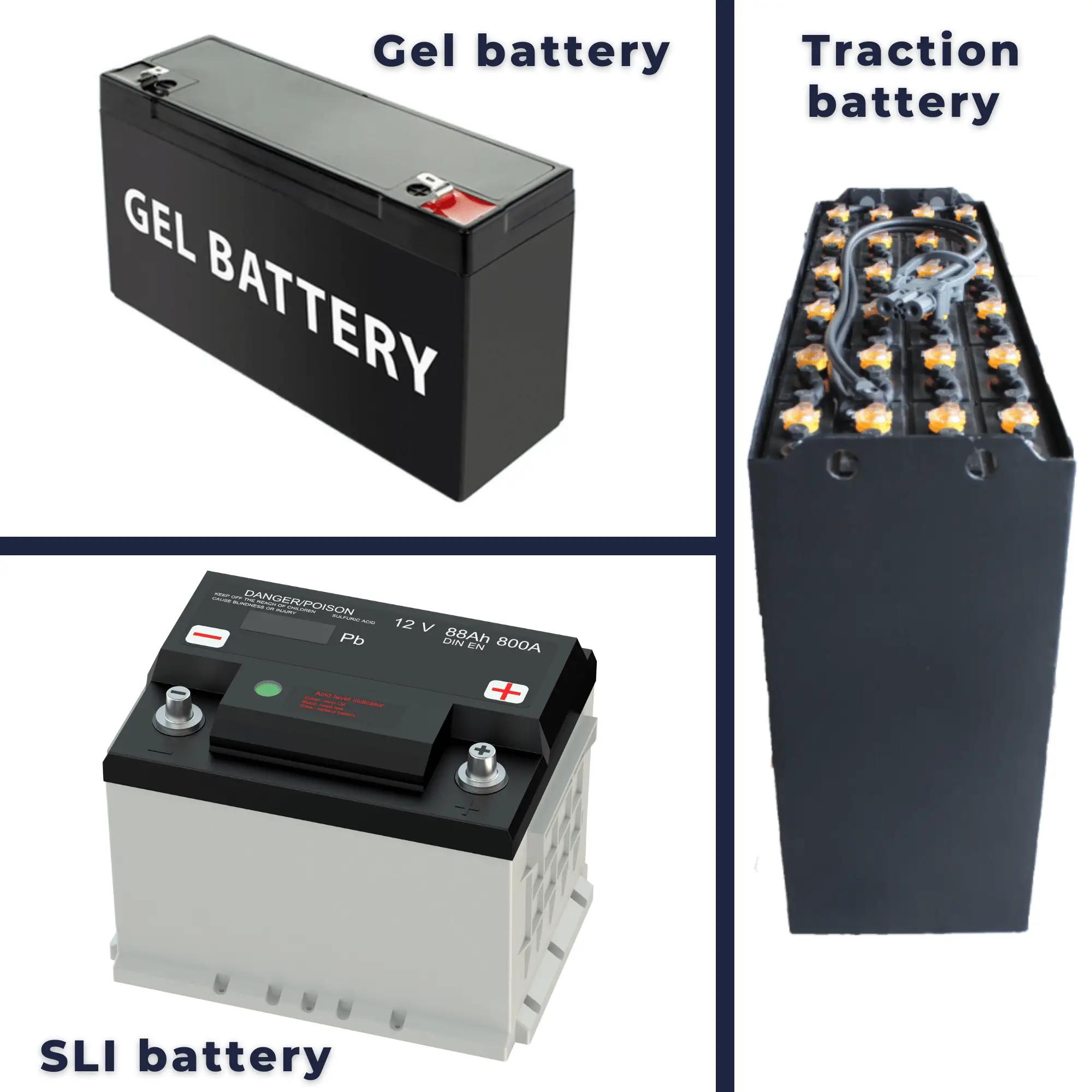 baterias de acido plomo sli modificadas - Cuáles son las baterías SLI