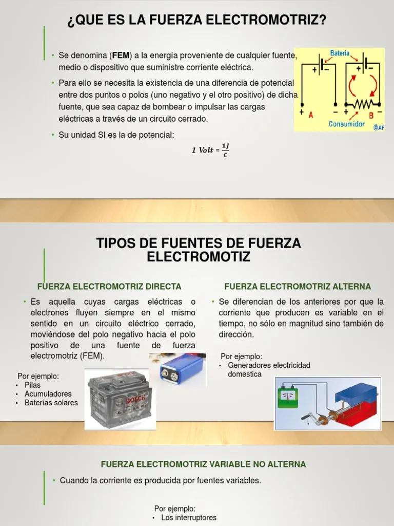 Fuentes De Fuerza Electromotriz Y Diferencias Entre Pilas Y Baterías Baterías Rincón 7792