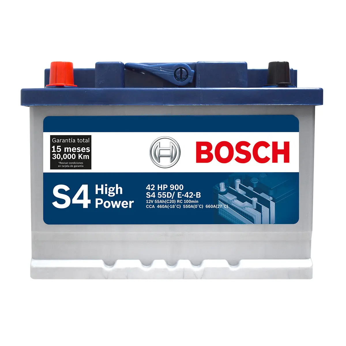 bateria bosch especificaciones - Cuántas placas tiene una batería Bosch S4