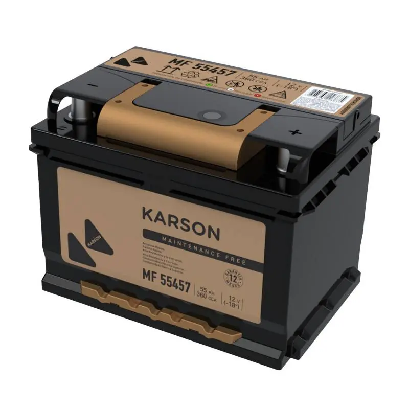 bateria karson - Cuántos CCA tiene una batería de 55 amperios