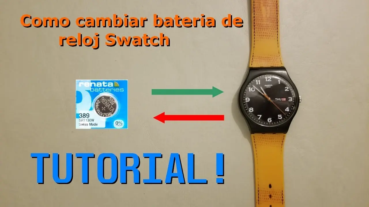 baterias para reloj swatch - Dónde cambiar la pila de un reloj Swatch