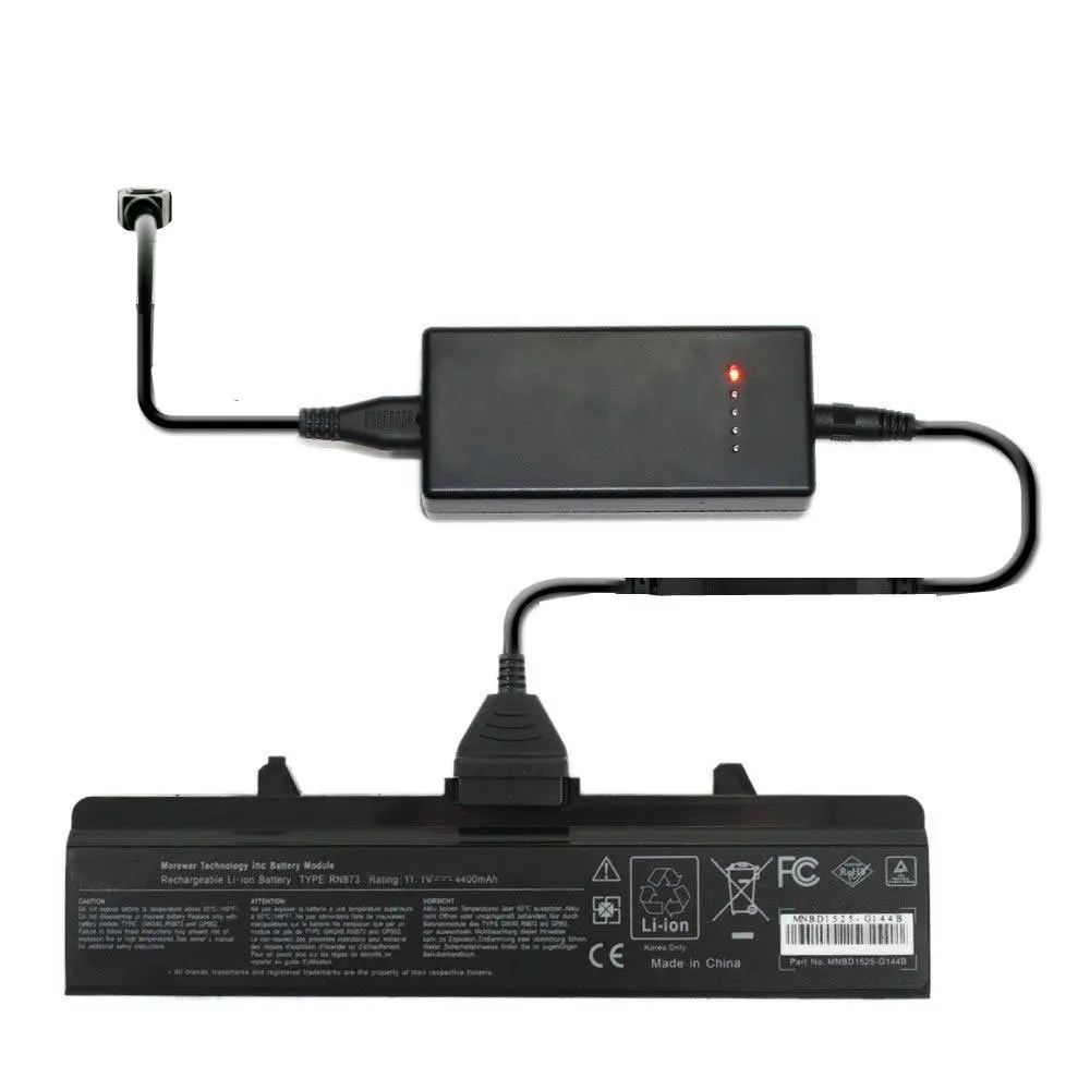 cargador baterias dell - Dónde se conecta el cargador de una laptop Dell