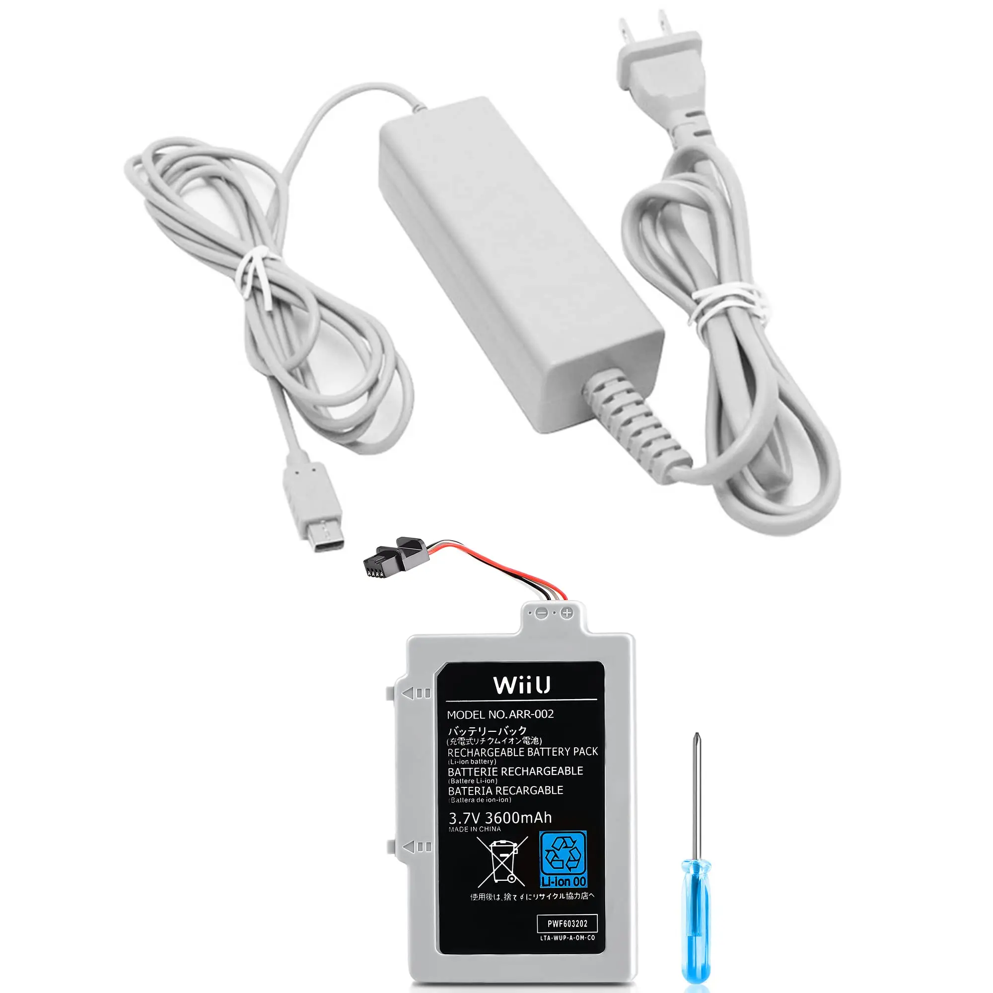 baterias y cargador para wii u - Qué accesorios trae una Wii U
