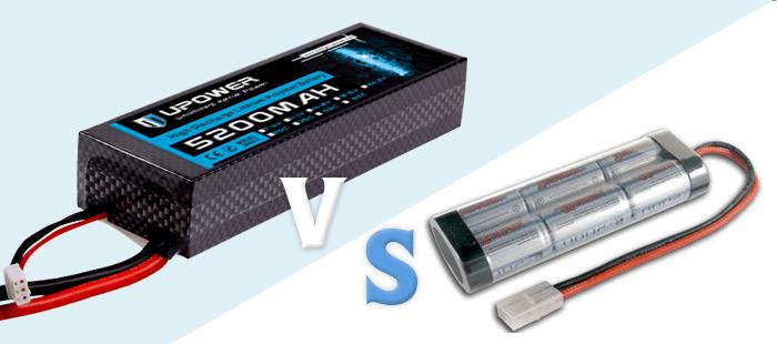 baterias nimh vs lipo - Qué batería es mejor LiPo o NiMH