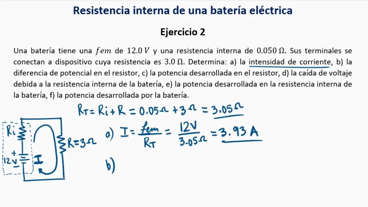 a que se debe la resistencia interna de una bateria - Qué es la resistencia de la batería y cómo se obtiene ese valor