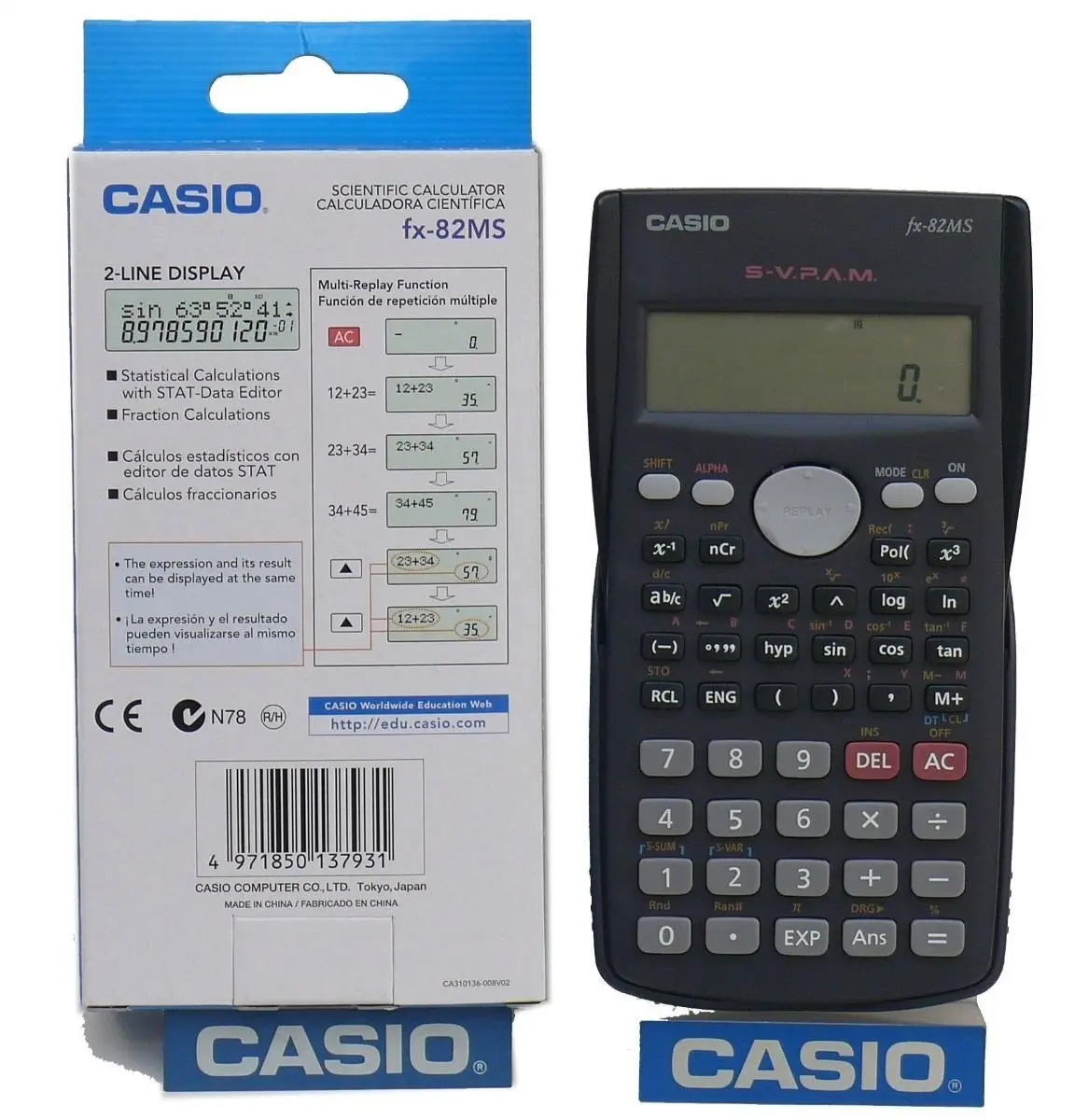 baterias calculadora cientifica - Qué pilas usa calculadora casio